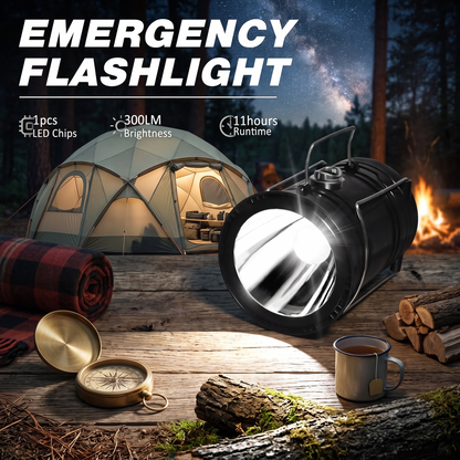 Rechargeable Solar Camping Lantern with USB – Portable LED Light for Outdoors & Emergencies