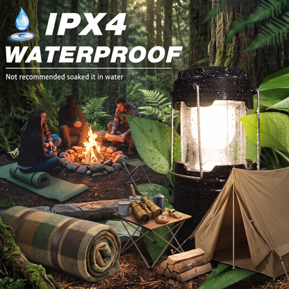 Rechargeable Solar Camping Lantern with USB – Portable LED Light for Outdoors & Emergencies